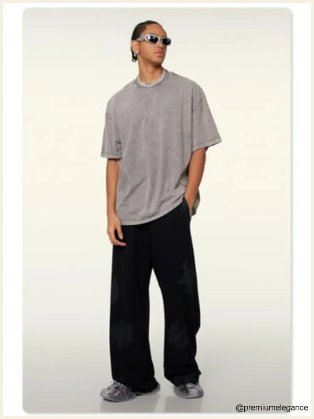 4 Pack Men's Oversized T-Shirts Unisex Vintage Heavy Cotton Tee Short Sleeve